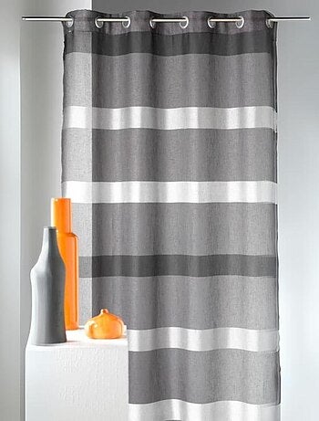 Voilage à rayures horizontales design