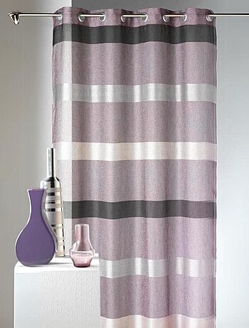 Voilage à rayures horizontales design