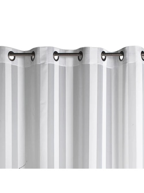 Voilage  à rayures tissées - Kiabi