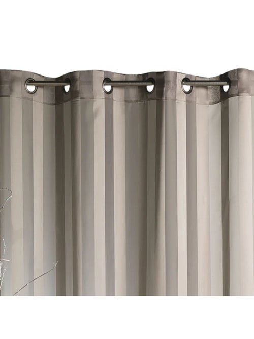 Voilage  à rayures tissées - Kiabi