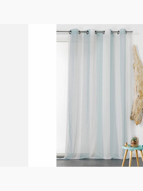 Voilage à rayures verticales colorées - Kiabi