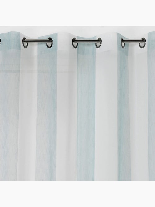 Voilage à rayures verticales colorées - Kiabi