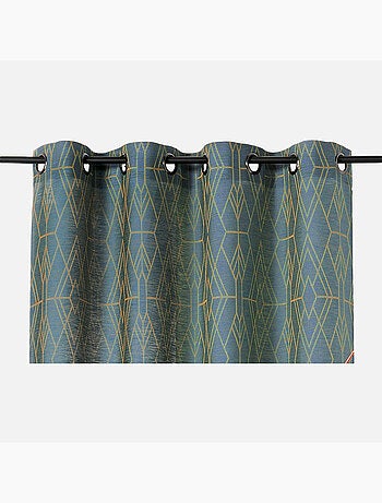 Voilage à tendance géométrique