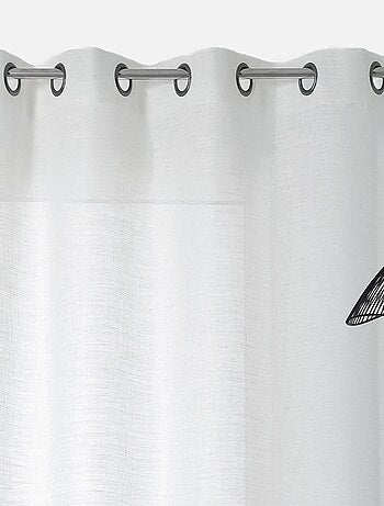 Voilage Aérien en toile de jute