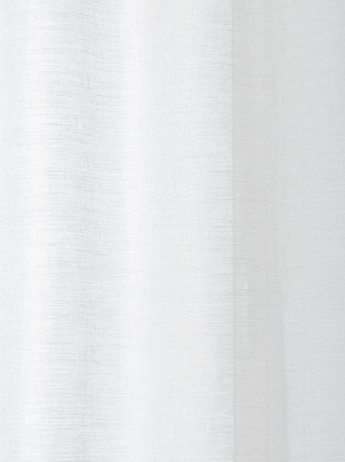 Voilage Aérien en toile de jute - Kiabi