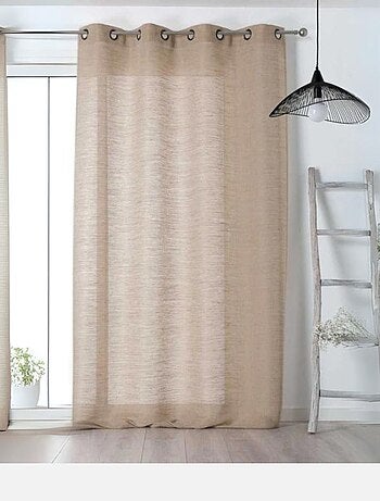 Voilage Aérien en toile de jute