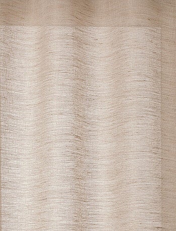 Voilage Aérien en toile de jute