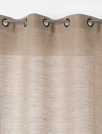 Voilage Aérien en toile de jute