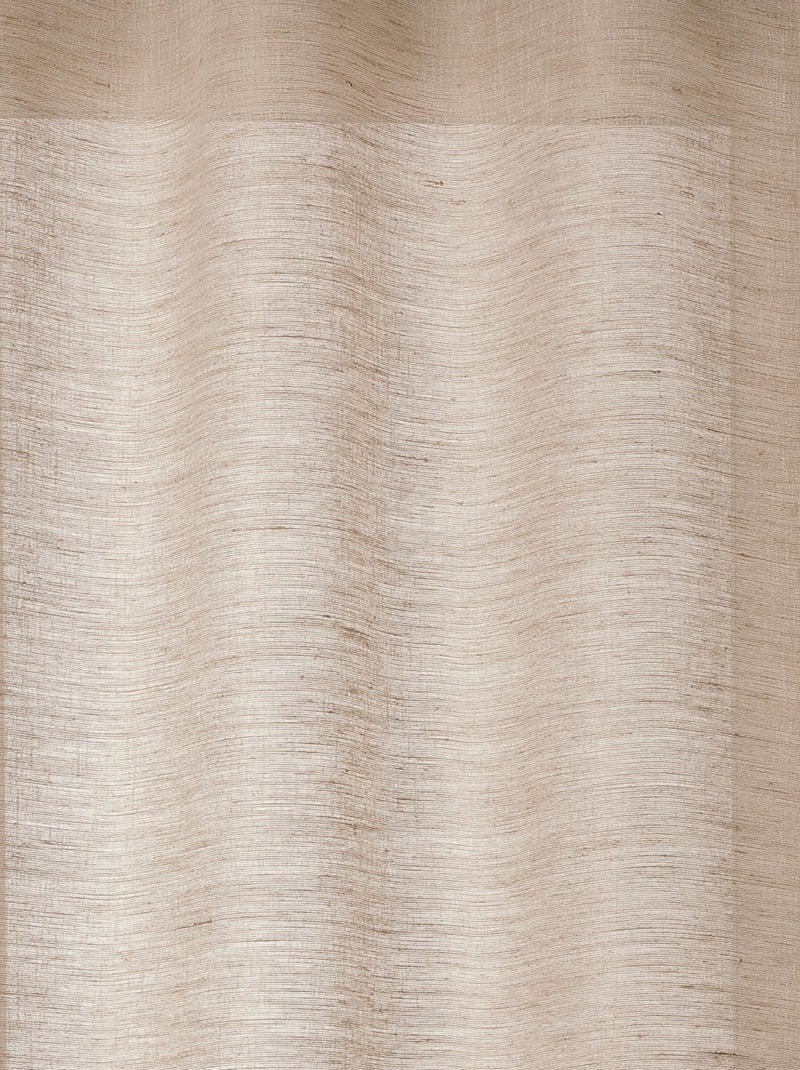 Voilage Aérien en toile de jute Bois naturel - Kiabi