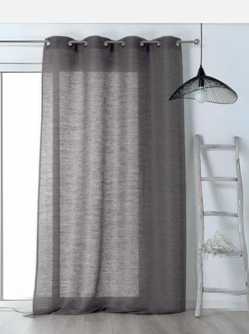 Voilage Aérien en toile de jute - Kiabi