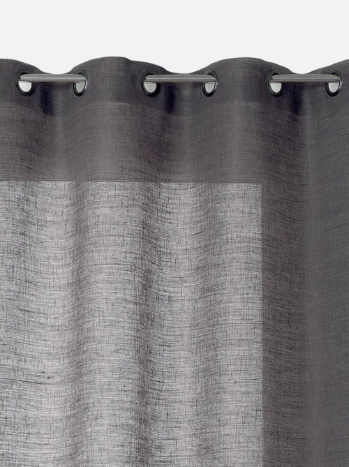 Voilage Aérien en toile de jute - Kiabi