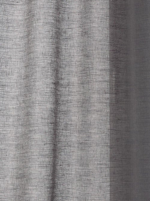 Voilage Aérien en toile de jute - Kiabi