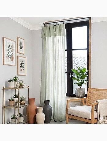 Voilage ajustable en Gaze de coton