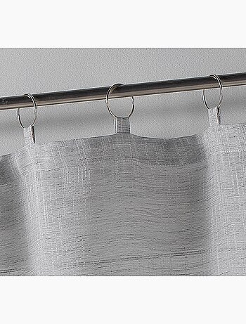 Voilage anneaux 140x240cm Milza anthracite