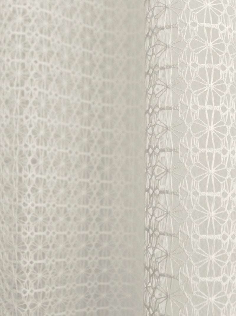 Voilage aspect maille CERAISTE Beige - Kiabi