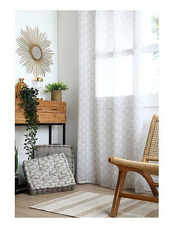 Voilage aux impressions art déco