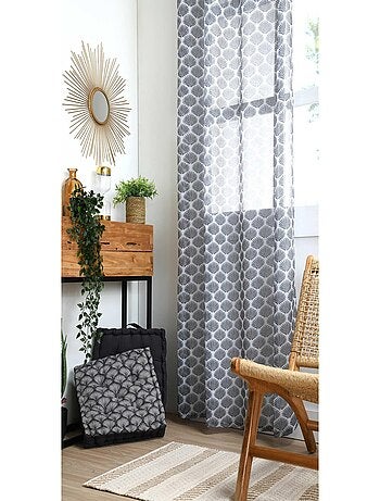 Voilage aux impressions art déco