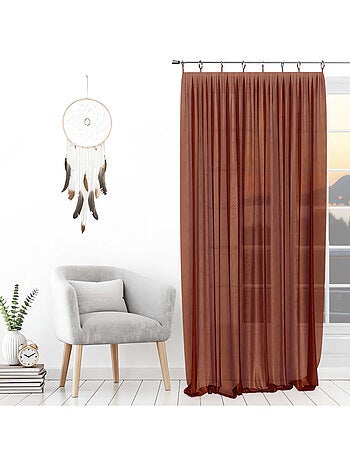 Voilage avec anneaux 135x250 cm SPIRIT, par Soleil d'ocre