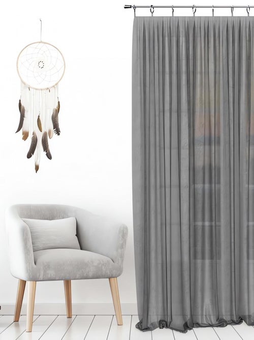 Voilage avec anneaux 135x250 cm SPIRIT, par Soleil d'ocre - Kiabi