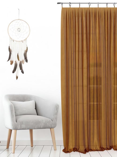Voilage avec anneaux 135x250 cm SPIRIT, par Soleil d'ocre - Kiabi