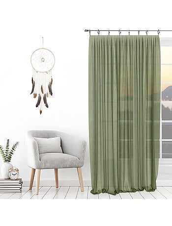 Voilage avec anneaux 135x250 cm SPIRIT, par Soleil d'ocre