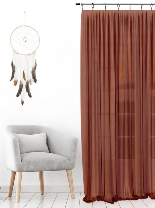 Voilage avec anneaux 135x250 cm SPIRIT, par Soleil d'ocre - Kiabi