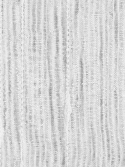 Voilage avec fines rayures verticales à oeillets - Kiabi