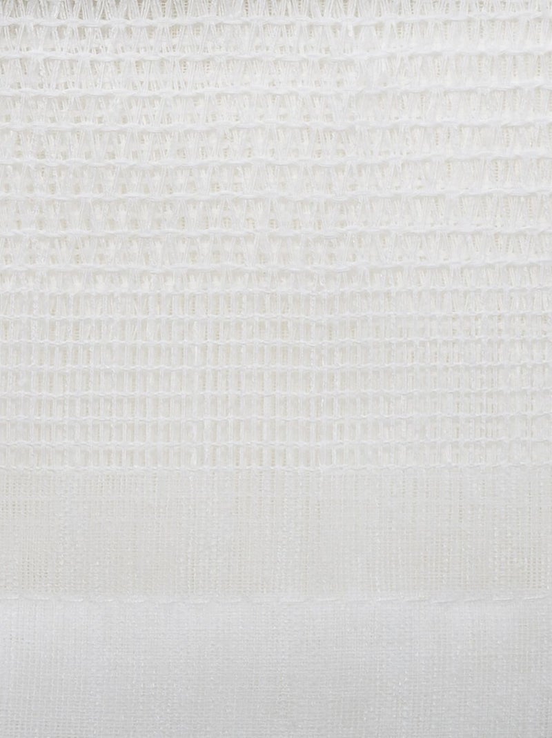Voilage avec lignes ajourées SAB Blanc - Kiabi