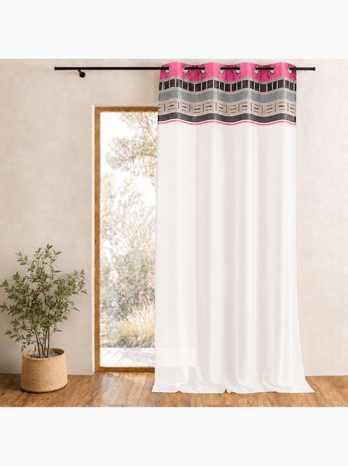 Voilage avec parement haut design - Kiabi Voilage avec parement haut design - Kiabi