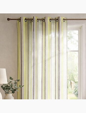 Voilage avec Rayures Verticales colorées