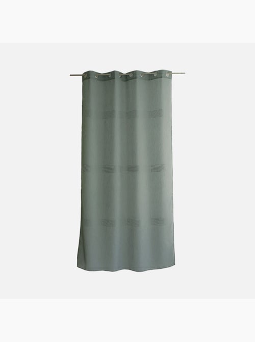 Voilage bohème à bandes ajourées - Kiabi