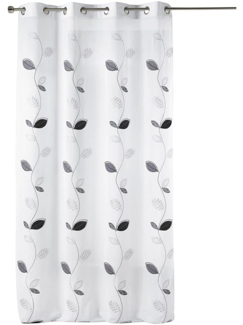 Voilage brodé à motifs de feuilles - Kiabi Voilage brodé à motifs de feuilles - Kiabi