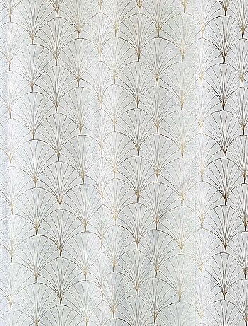 Voilage brodé style art déco