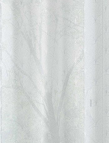 Voilage brodé style art déco