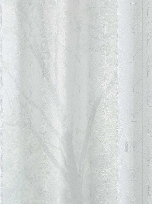 Voilage brodé style art déco - Kiabi