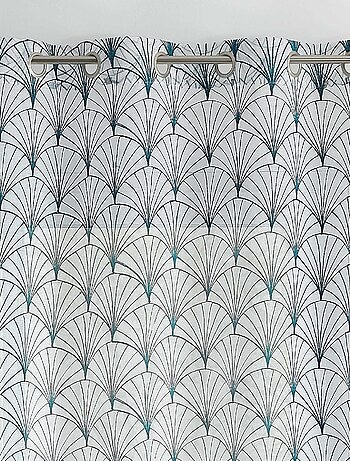 Voilage brodé style art déco