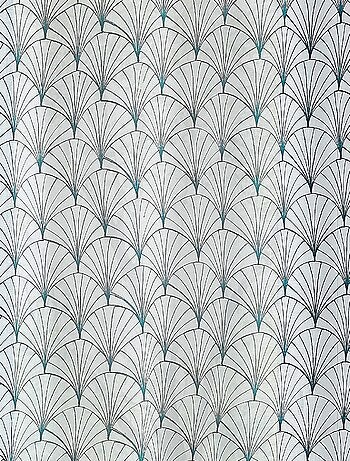 Voilage brodé style art déco