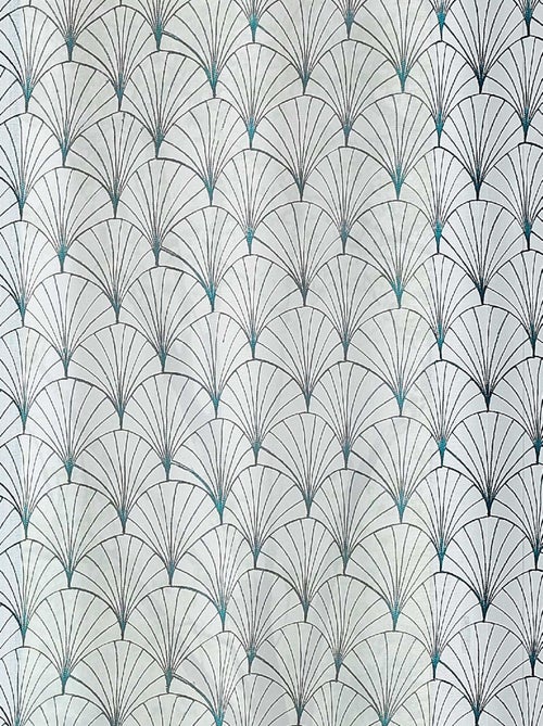 Voilage brodé style art déco - Kiabi