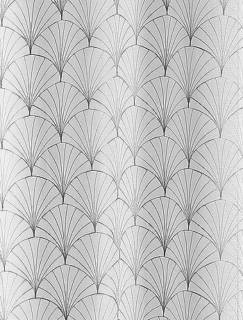 Voilage brodé style art déco