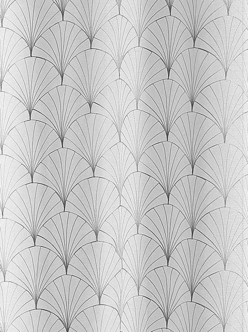 Voilage brodé style art déco - Kiabi