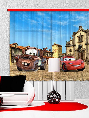 Voilage Cars Flash McQueen & Martin Disney