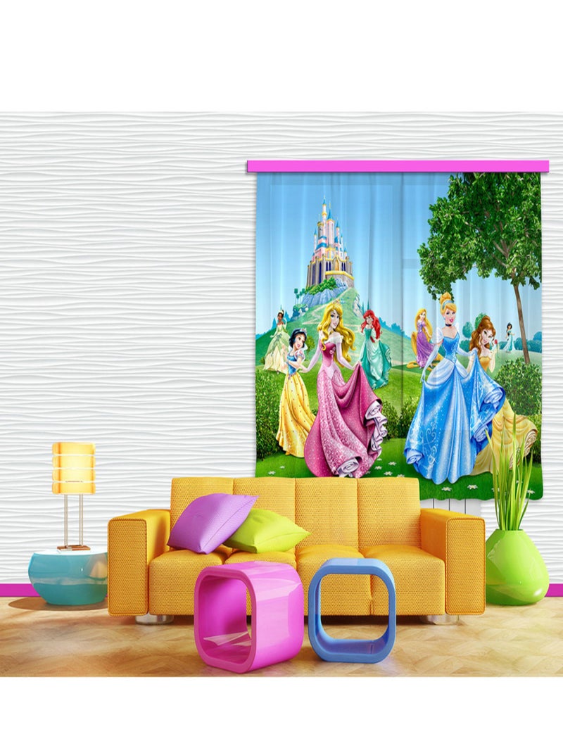 Voilage Château Princesse Disney Multicolore - Kiabi