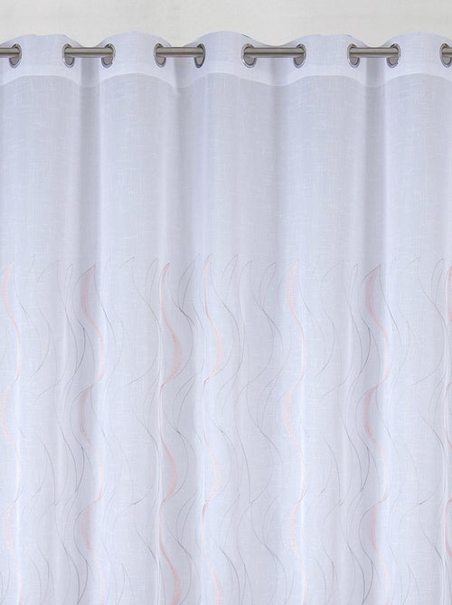 Voilage classique grande largeur - Kiabi