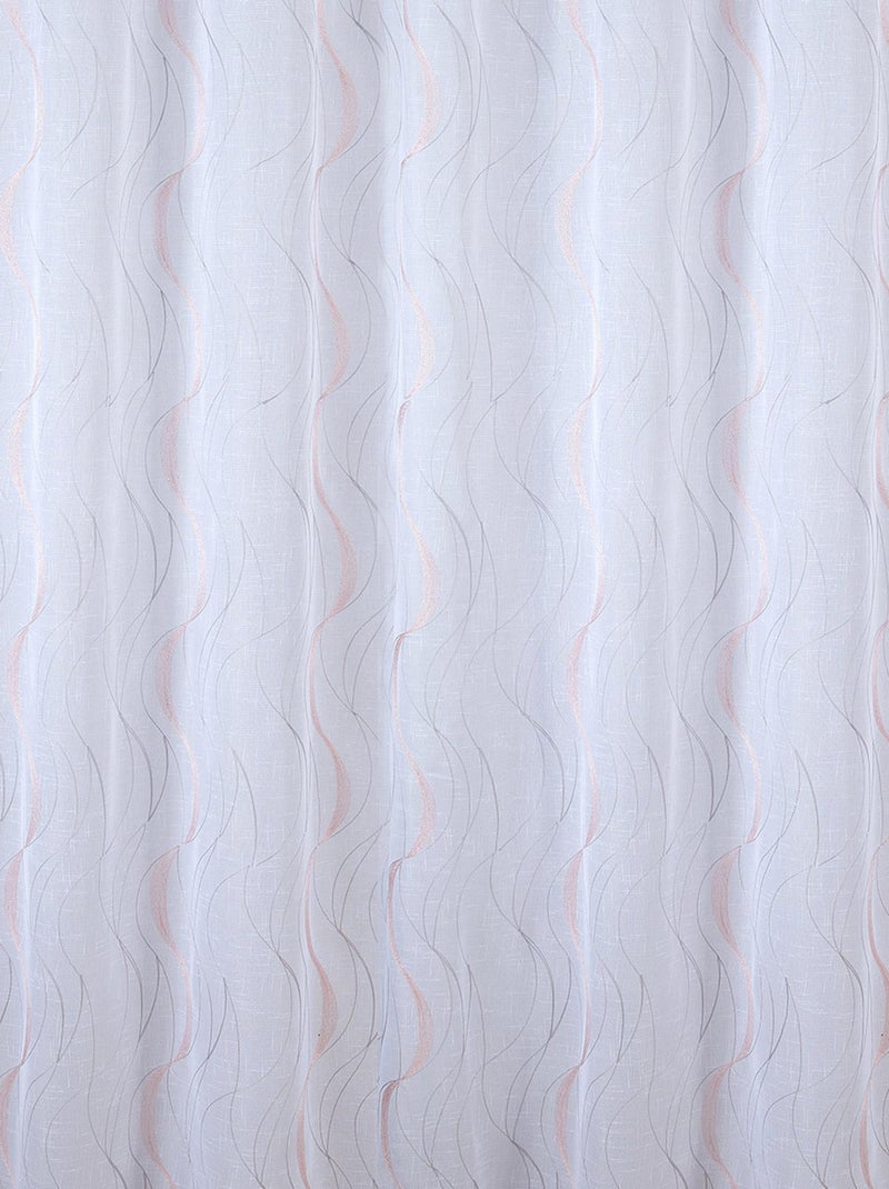 Voilage classique grande largeur Rose clair - Kiabi