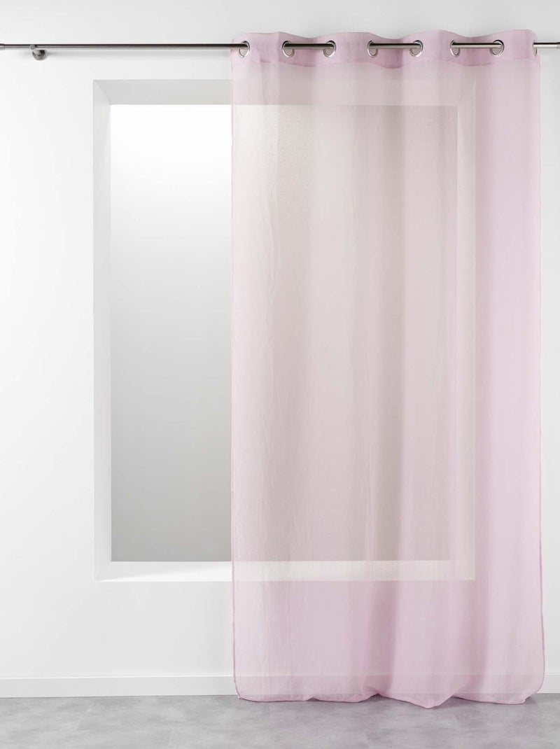 Voilage Collection Telmas Rose - Kiabi