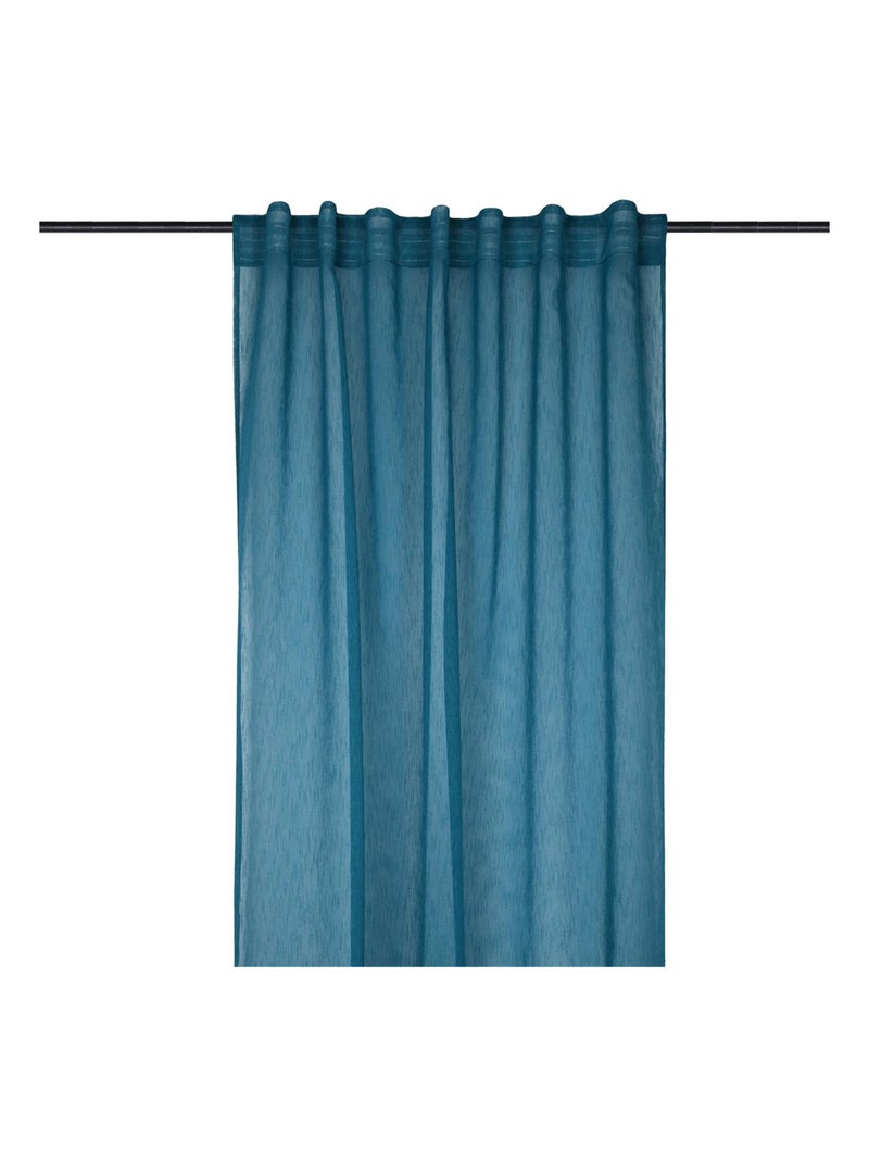 Voilage Derby 140 x 240 cm Bleu - Kiabi