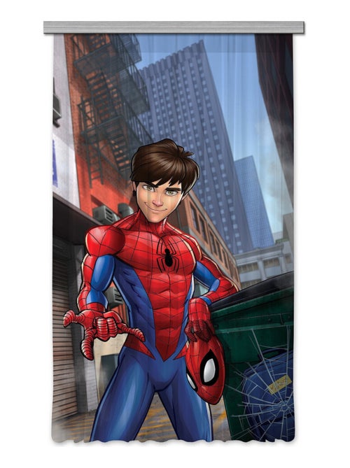 Voilage Disney Marvel Avengers spiderman Miles Morales -1 pièce 140 cm x 245 cm - Kiabi
