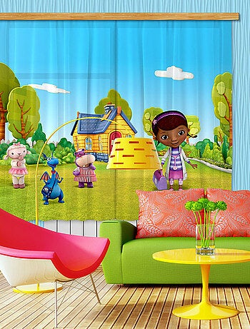 Voilage Docteur la Peluche et ses amis Disney