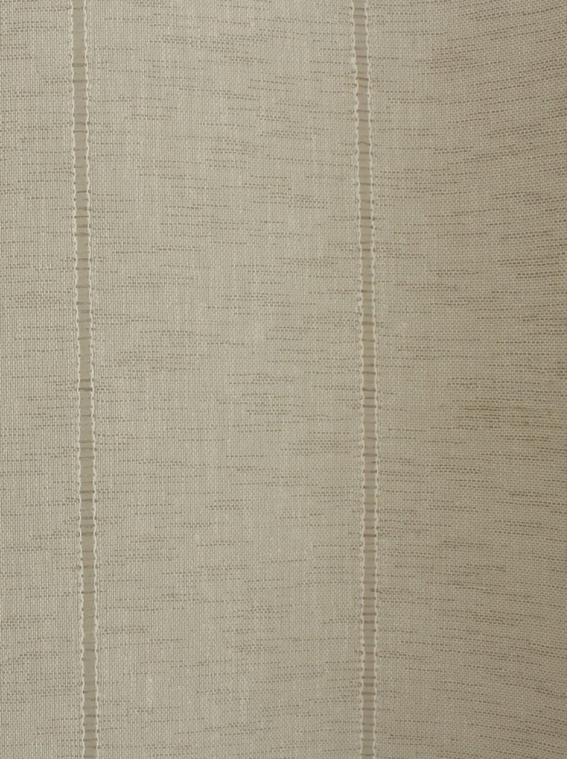 Voilage effet lin 140x240cm "Elena" Beige - Kiabi
