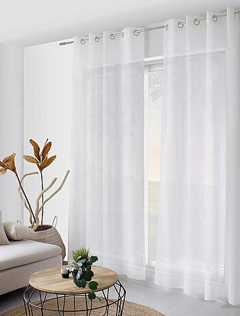 Voilage effet lin 140x240cm "Elena
